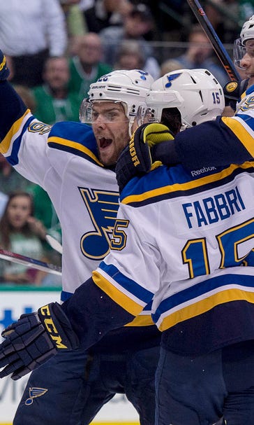 Conference finals, here they come! Blues rout Stars 6-1 in Game 7